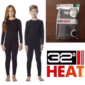 32 DEGREES Kid Long Sleeve Crew Neck &